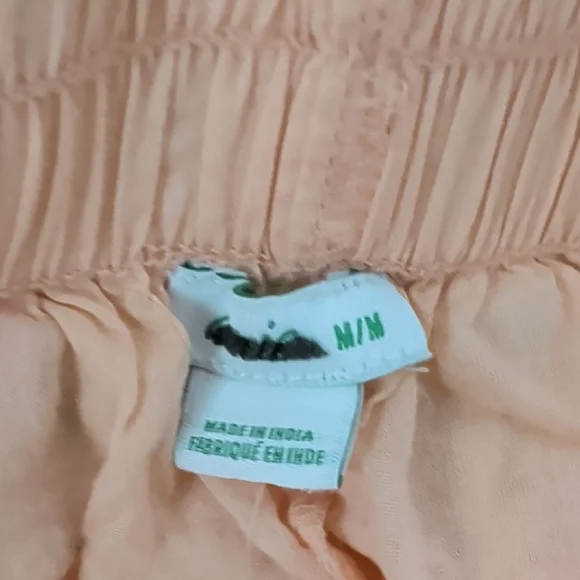 Aerie Floral Lace Trim Mini Skirt - Peach and Pink - Picture 5 of 7